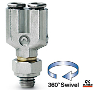 6452 Micro Series Metric Male Swivel Wyes